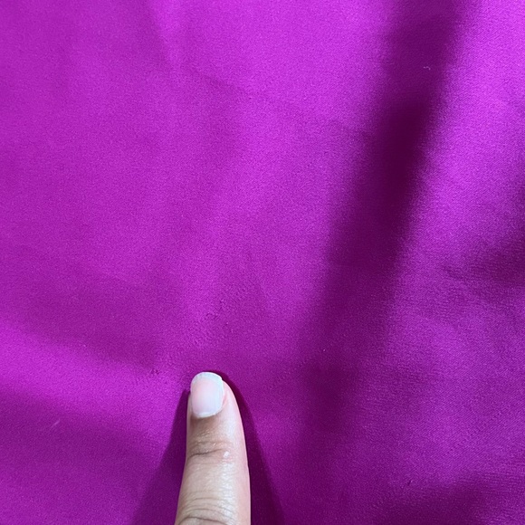 Nicole by Nicole Miller Spaghetti Strap Blouse cami cowl neck Purple Orange M - Picture 11 of 15